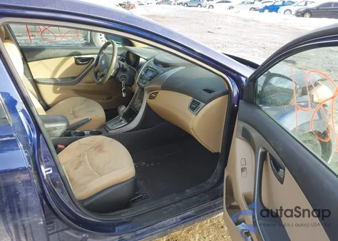 2013 Hyundai Elantra Gls z USA, uszkodzony, nr VIN 5NPDH4AE2DH392354